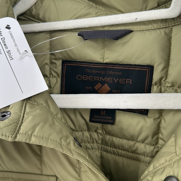 Obermeyer Olive Green Lightweight Shirt Jacket - Picture 3 of 9
